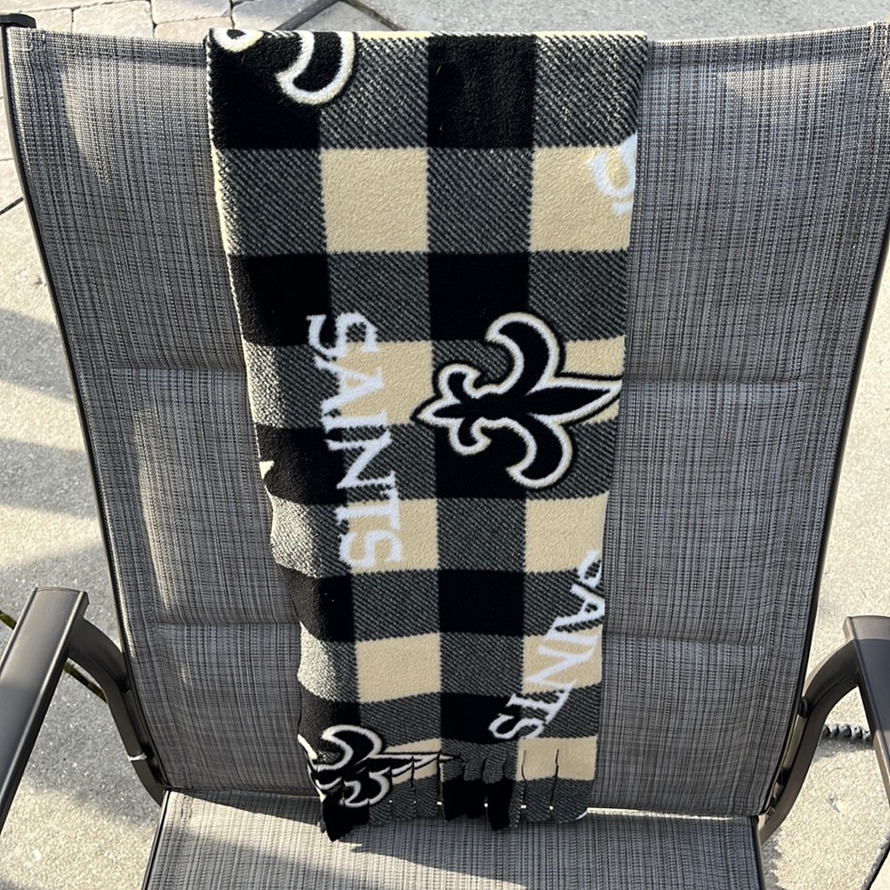 New Orleans Saints Fleece Fringed Scarf